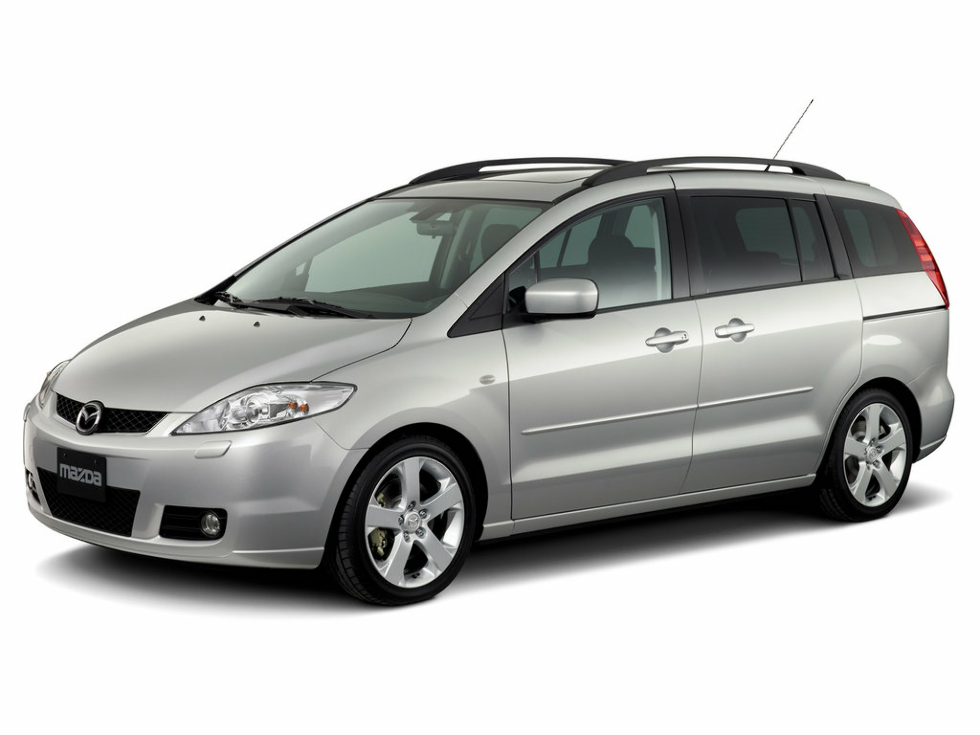 Коврики ЭВА "EVA сота" для Mazda 5 (минивэн / CR) 2004 - 2008, черные, 4шт.