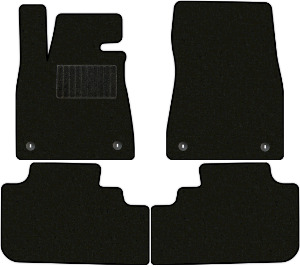 Коврики "Премиум+" в салон Lexus RX200T (suv / AGL20W, AGL25W) 2015 - 2017, черные 4шт.