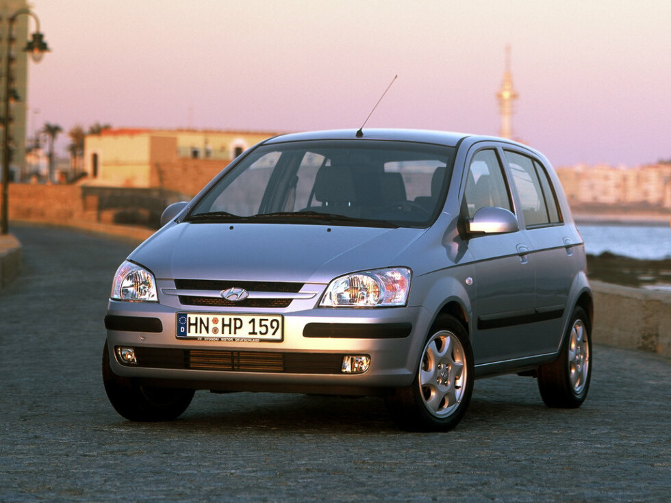 Коврики текстильные "Классик" для Hyundai Getz I (хэтчбек 5 дв / TB) 2002 - 2005, темно-серые, 5шт.