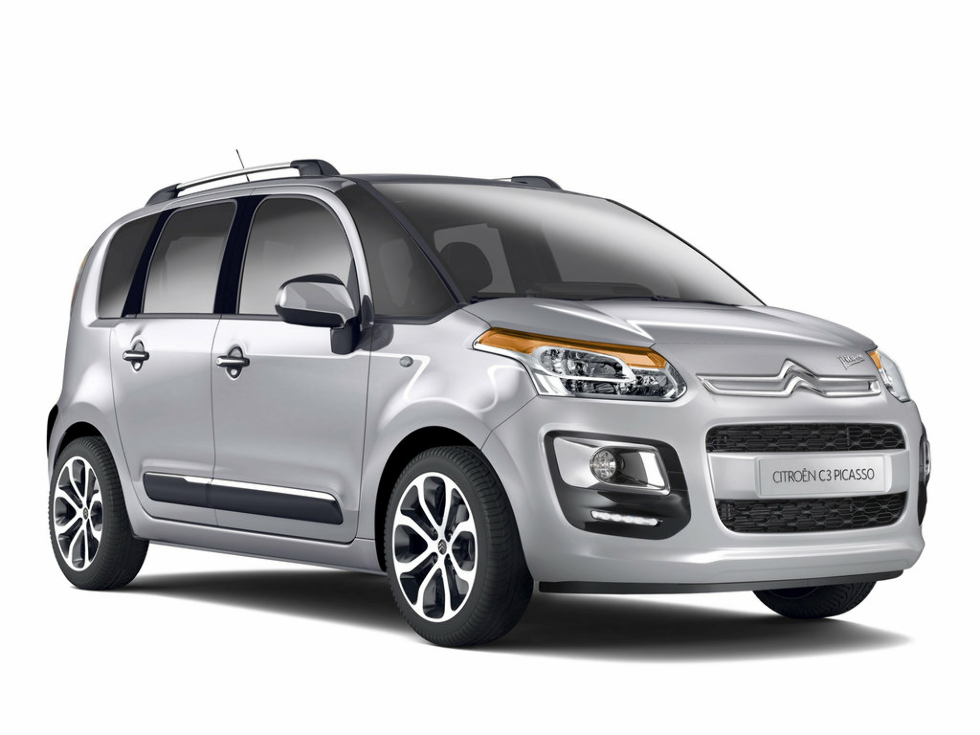 Коврики текстильные "Комфорт" для Citroen C3 Picasso (минивэн) 2012 - 2016, ые, 4шт.