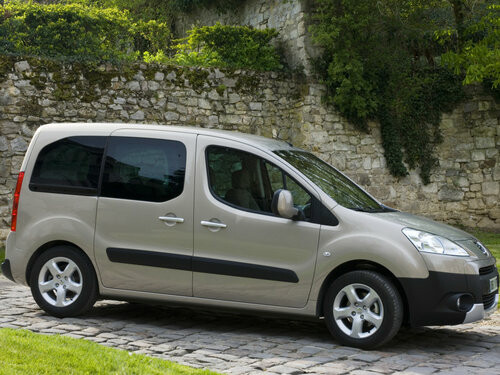 Коврики текстильные "Комфорт" для Peugeot Partner Tepee (минивэн) 2008 - 2012, ые, 3шт.