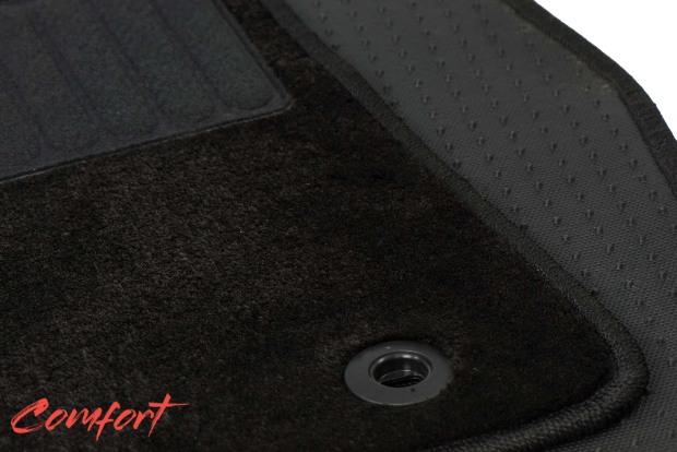 Коврики текстильные "Комфорт" для Hyundai i40 I (седан / VF) 2011 - 2015, черные, 5шт.