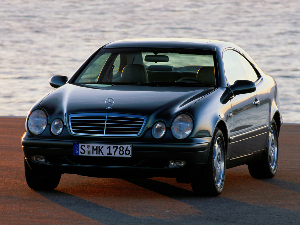 Коврики текстильные для Mercedes-Benz CLK-Class I (купе / W208) 1997 - 2002