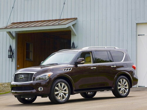 Коврики текстильные "Стандарт" для Infiniti QX56 (suv / Z62) 2010 - 2013, черные, 1шт.