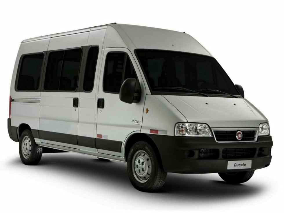 Коврики текстильные "Комфорт" для Fiat Ducato II (автобус / 244) 2002 - 2012, ые, 2шт.