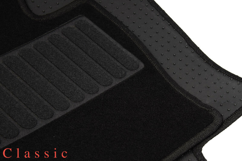 Коврики текстильные "Классик" для Volvo XC90 II (suv, гибрид / L) 2019 - Н.В., черные, 5шт.