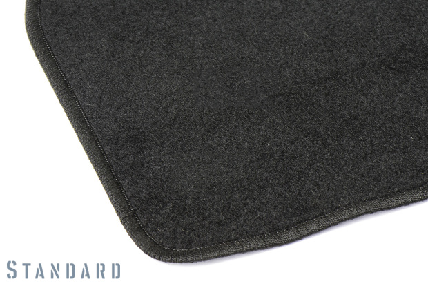 Коврики текстильные "Стандарт" для Mazda 3 (седан / BM) 2016 - 2019, черные, 5шт.