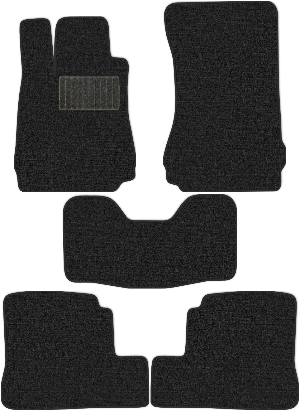 Коврики текстильные "Комфорт" для Mercedes-Benz S-Class V (седан / W221 Long) 2005 - 2013, темно-серые, 5шт.