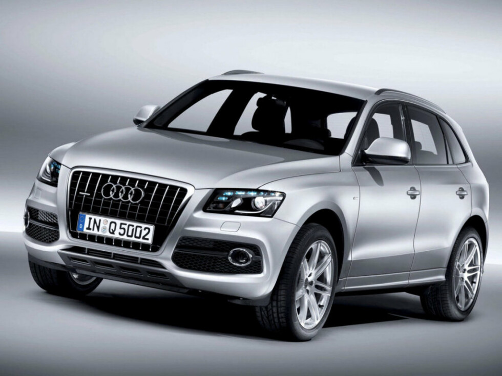 Коврики ЭВА "EVA ромб" для Audi Q5 I (suv / 8R) 2008 - 2012, черные, 4шт.